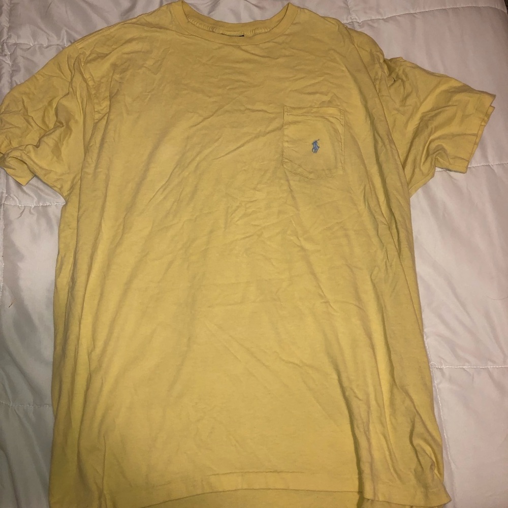 Pastel Yellow polo T-shirt